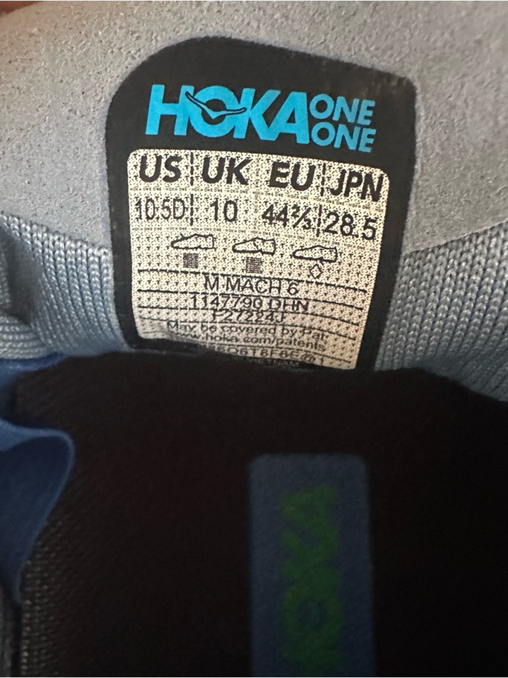 HOKA Mach 6 – Men’s Size 10.5 – Lightly Used 🔥 - Picture 7 of 7